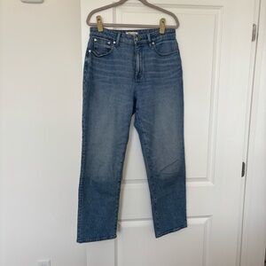 Madewell “Curvy 90s Straight” Jeans